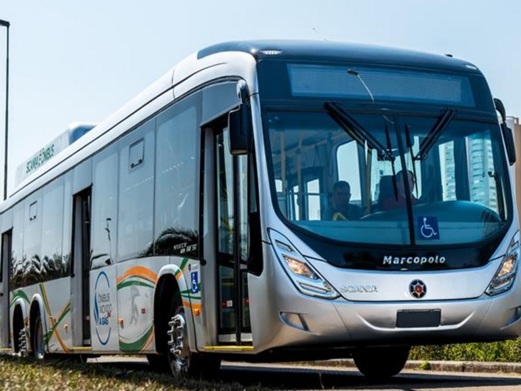 Scania participa de evento e apresenta ônibus a gás em Ribeirão Preto (SP)