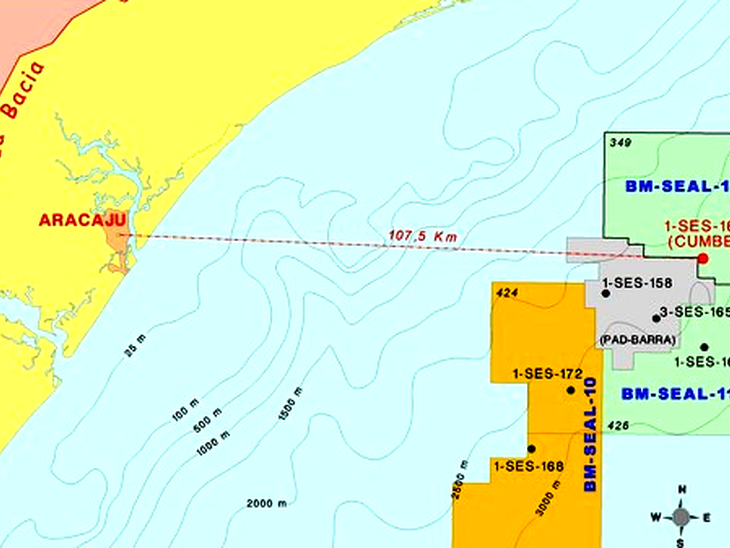 Descoberta de gás natural na Bacia de Sergipe é confirmada pela Petrobras