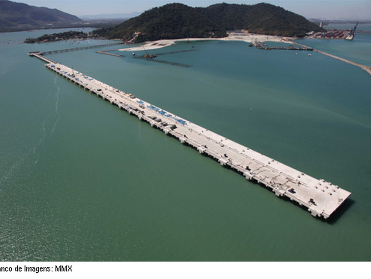 MMX conclui obras civis marítimas do Superporto Sudeste