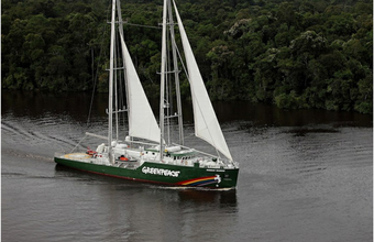 Navio do Greenpeace chega este mês ao Porto de Santos