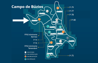 Bacia de Santos: FPSO Almirante Barroso começa a produzir no campo de Búzios