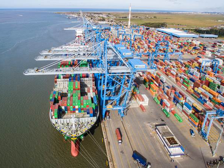 Exportação de carga do Uruguai pelo Tecon Rio Grande cresce mais de 200% em 2021