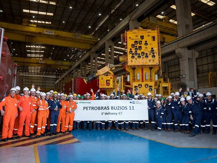 OneSubsea entrega primeira árvore de natal molhada de Búzios 11