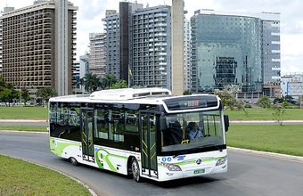 Distrito Federal testa protótipo de ônibus elétrico