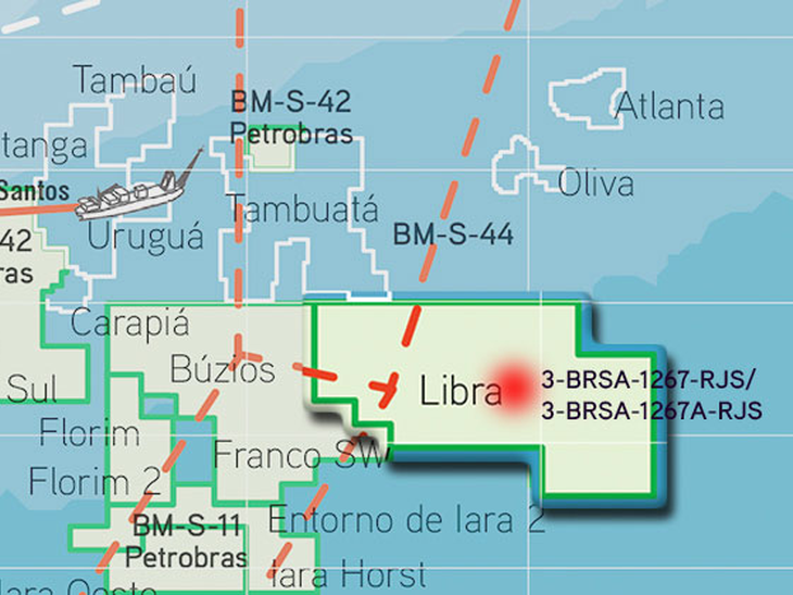 Consórcio de Libra conclui perfuração do segundo poço de extensão