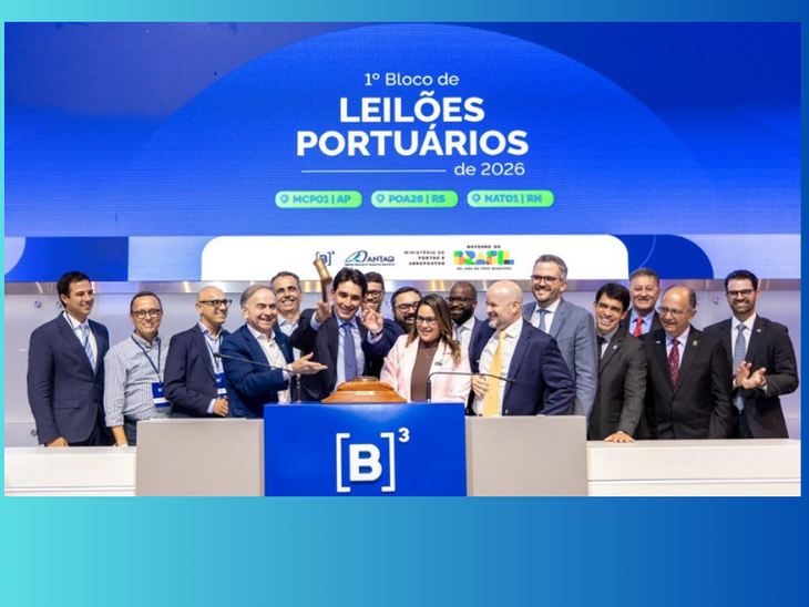 Leilões de três terminais portuários garantem mais de R$ 226 milhões em investimentos privados