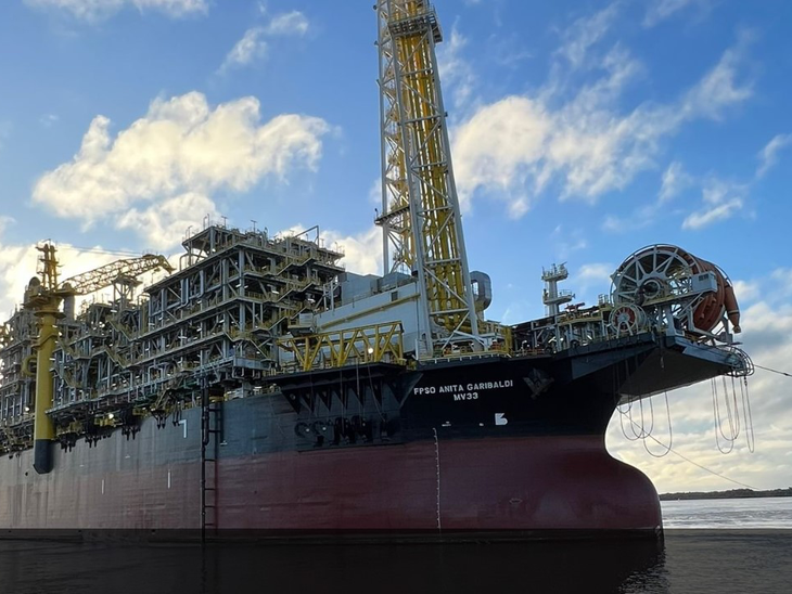 FPSO Anita Garibaldi entra em produção na Bacia de Campos