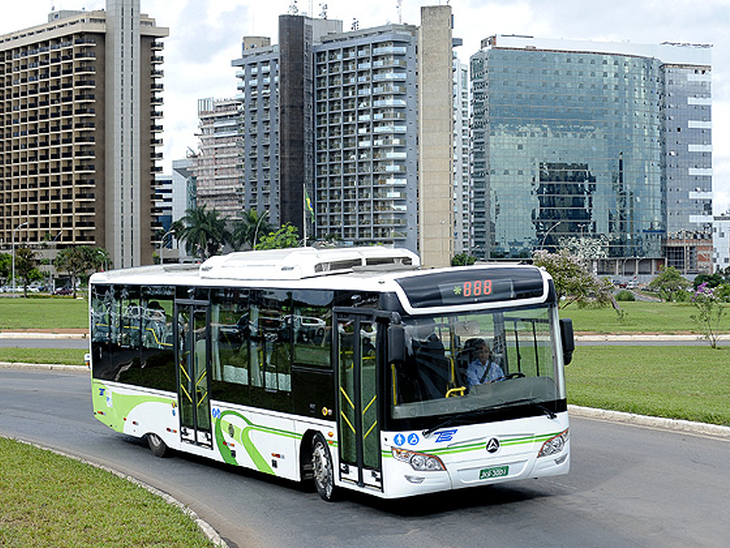 Distrito Federal testa protótipo de ônibus elétrico