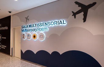 MPor amplia inclusão com Sala Multissensorial em Viracopos