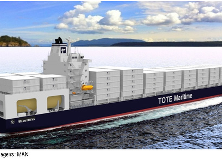 MAN fornece motores para os navios-containeres