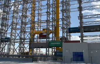 DP World: sistema de armazenamento de contêiner automatizado faz teste bem-sucedido