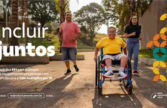 Vale lança campanha solidária para contribuir com a inclusão de pessoas com deficiência