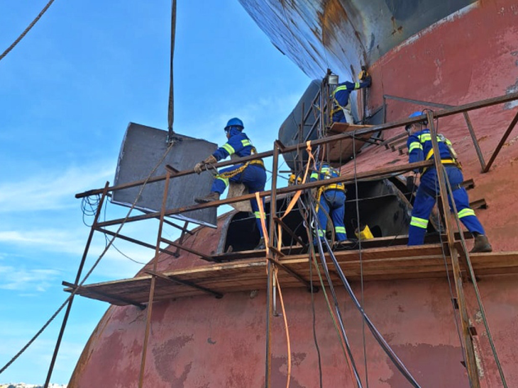 Metalock Brasil realiza reparos estruturais em navio petroleiro