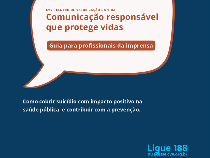 CVV lança cartilha para profissionais da imprensa