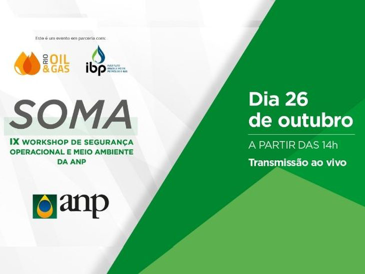 Acontece amanhã (26/10) o IX Workshop de Segurança Operacional e Meio Ambiente