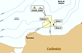 Petrobras confirma nova descoberta de gás na Colômbia