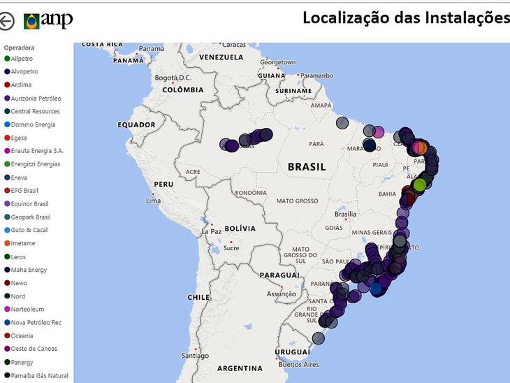 Já está disponível uma nova ferramenta interativa de visualização de dados da ANP