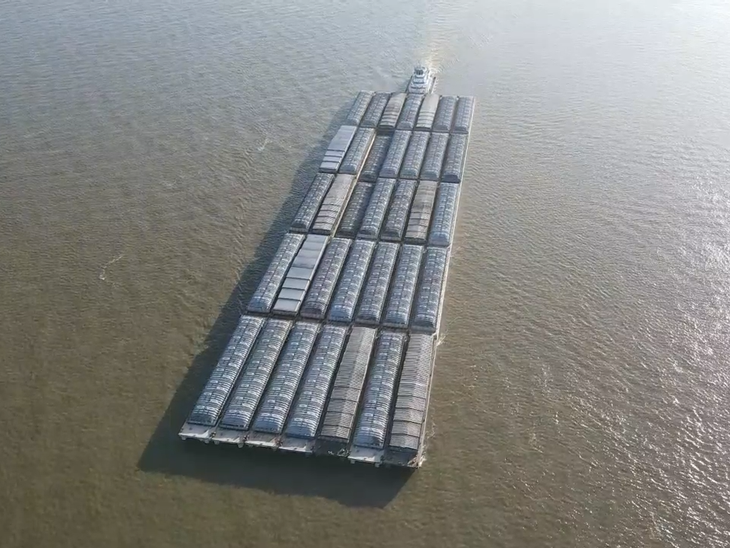 Hidrovias do Brasil realiza a primeira viagem com o maior comboio do país