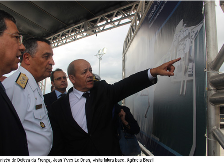 Marinha deve inaugurar este mês primeira fase da base de submarinos em Itaguaí