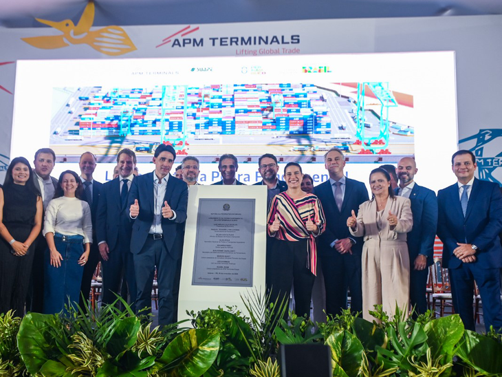 APM Terminals Suape lança pedra fundamental de investimento de R$ 1.6 bi em Pernambuco