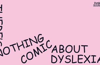 A Innocean de Berlim assina campanha chamada "There 's Nothing Comic About Dyslexia".