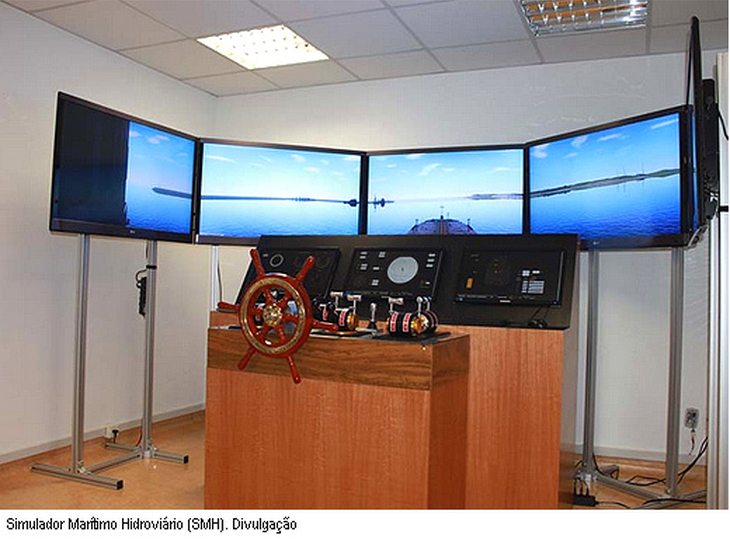 Laboratório da Poli-USP inaugura simulador de manobras marítimas