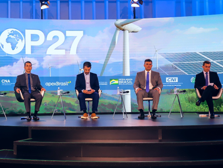 Brasil leva soluções globais de tecnologia, energia e agricultura verde para a COP27