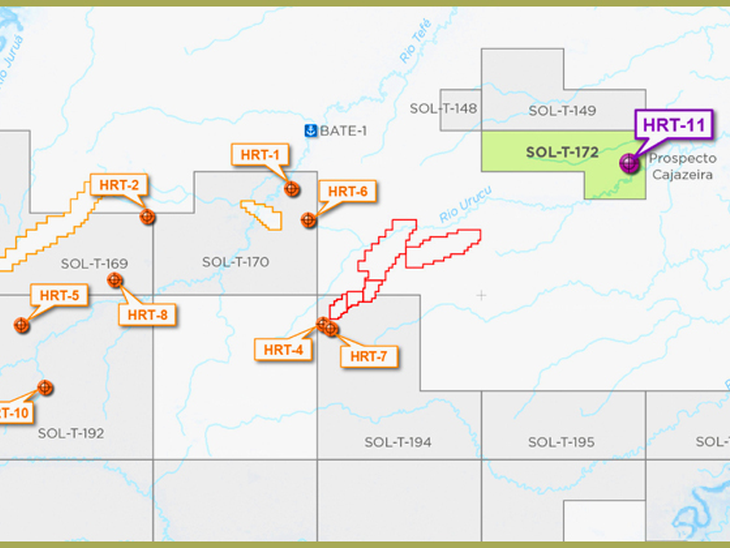 HRT inicia a perfuração do 11º poço na Bacia do Solimões 