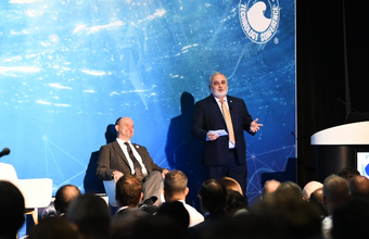 Roberto Ardenghy do IBP junto com Jean Paul Prates, marcam presença no painel "Petrobras in the Energy Transition: Producing Low Carbon Oil and Preparing for the Future"