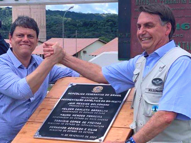 Trecho pavimentado da BR-163 é inaugurado no Mato Grosso, a rodovia vai escoar 14 milhões de toneladas de grãos