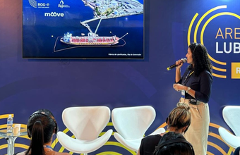 Com stand temático e palestra sobre ESG e circularidade, lubrificantes Mobil™ inauguraram espaço para a indústria do setor no ROG-e 2024