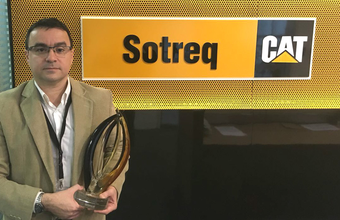 Por sua atuação no mercado marítimo, a Sotreq recebe Prêmio Global Dealer da Caterpillar