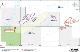 HRT anuncia descoberta na Bacia do Solimões